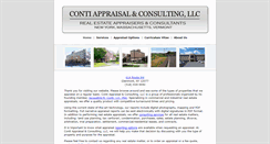 Desktop Screenshot of contiappraisal.com